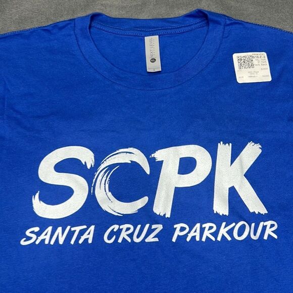 Santa Cruz Parkour Unisex Royal Blue Short Sleeve T-Shirt Size Small - Picture 6 of 6